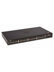 210-ABNX Dell Networking Switch N2048 L2 c/ 48x 10/100/1000Mbps + 2x portas 10G SFP+ e 2x portas Stacking (Empilhavel ate 12 unid.)